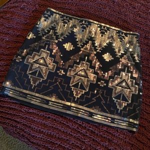 Express Aztec Skirt